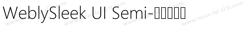 WeblySleek UI Semi字体转换